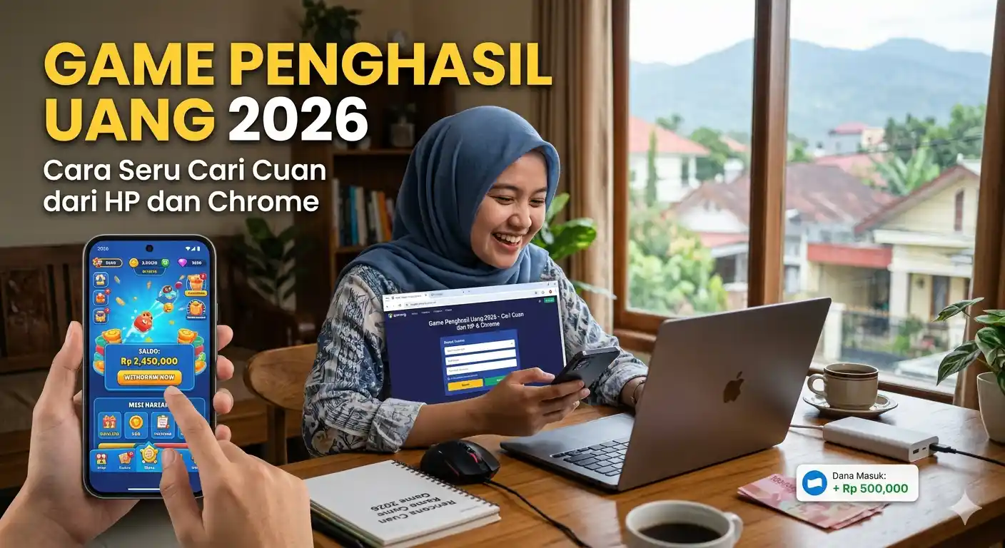 Game Penghasil Uang 2026, Cara Seru Cari Cuan dari HP dan Chrome